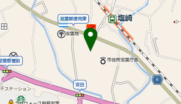 双葉公民館駐車場の地図画像