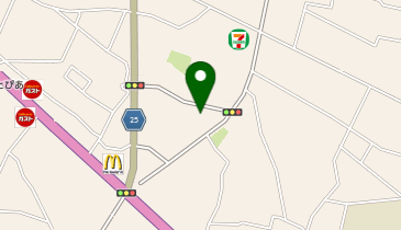 富竹新田1区新明神社境内の地図画像