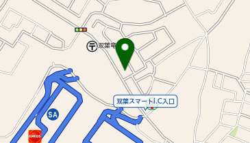 桃花の街集会所の地図画像