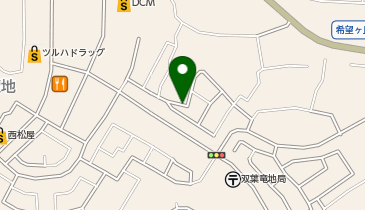 藍色の街集会所の地図画像