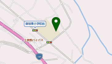 御坂東小学校の地図画像