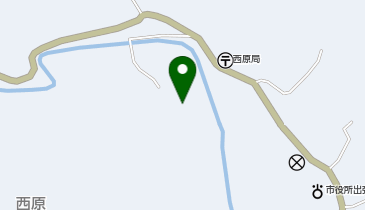 旧西原小学校体育館の地図画像