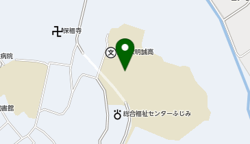 日大明誠高等学校グラウンドの地図画像