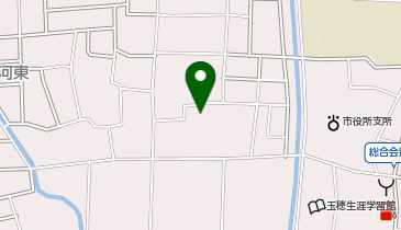 中央市立玉穂総合会館の地図画像