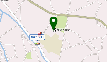 中央市役所豊富庁舎の地図画像