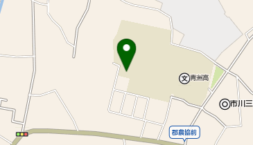 山梨県立青洲高等学校文化創造館の地図画像