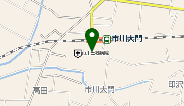 ケアセンターいちかわの地図画像