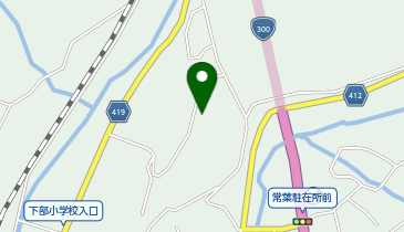 下部体育館の地図画像