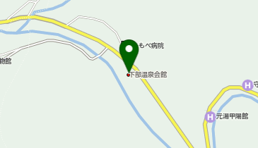 下部温泉会館の地図画像