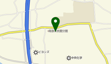 南部町公民館柳島分館の地図画像