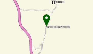 南部町公民館大塩分館の地図画像