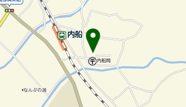 南部町公民館内船上組分館の地図画像