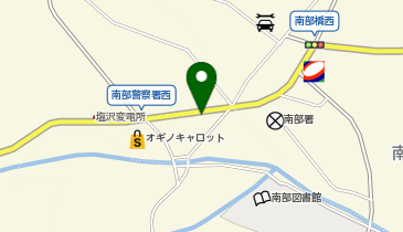 塩沢2組3組地区避難地の地図画像