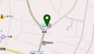 追分青柳駐在所の地図画像