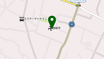 昌福寺の地図画像