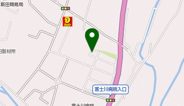 鰍沢北地区公民館(富士川町ふれあいプラザ)の地図画像