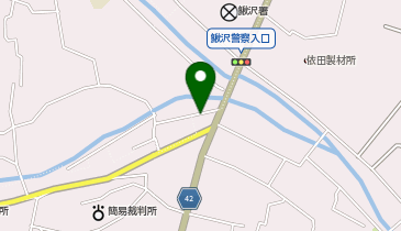 鰍沢中地区公民館(上町)の地図画像