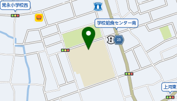 昭和町立常永小学校の地図画像