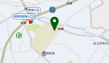 昭和町立押原小学校の地図画像