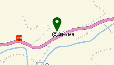 道志村中央公民館の地図画像