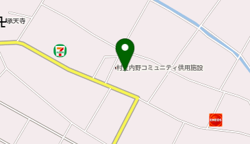 内野コミュニティセンター駐車場の地図画像