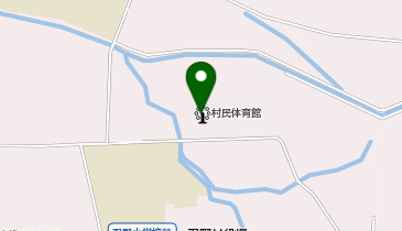 忍野村民体育館の地図画像