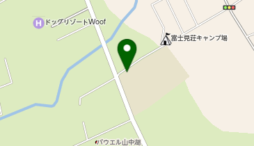 山中湖中学校の地図画像