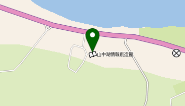 山中湖情報創造館の地図画像