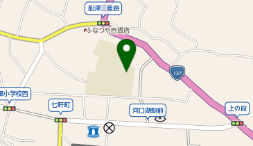 船津小学校体育館の地図画像