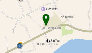 大石小学校体育館の地図画像