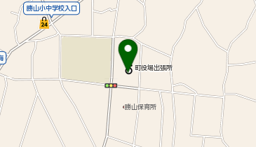 勝山ふれあいセンターの地図画像