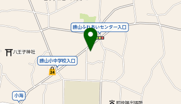 勝山地区公民館の地図画像