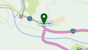 小菅村役場庁舎の地図画像