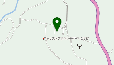 道の駅こすげの地図画像