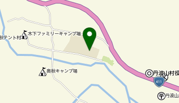 丹波中学校体育館の地図画像