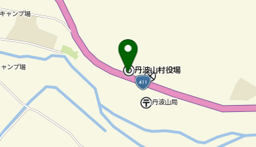 丹波山村役場の地図画像