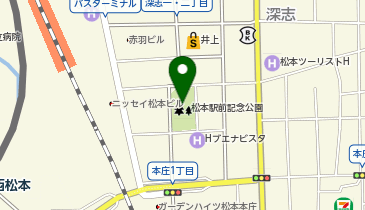 駅前記念公園の地図画像