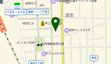 松本市駅前会館の地図画像