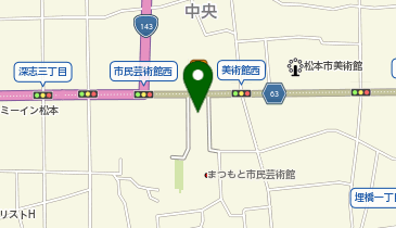 まつもと市民芸術館の地図画像