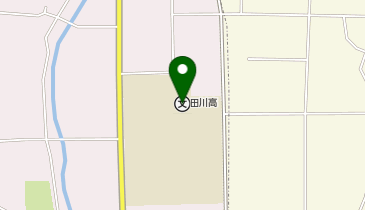 田川高等学校の地図画像