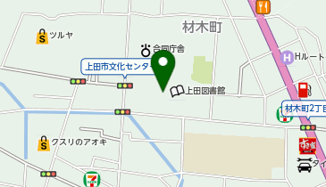 中央公民館の地図画像