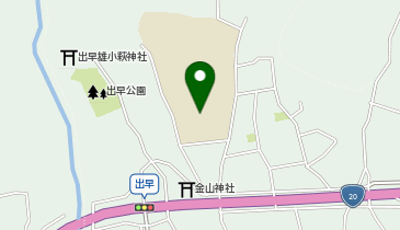 上の原小学校(校庭)の地図画像
