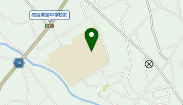 岡谷東部中学校(校庭)の地図画像