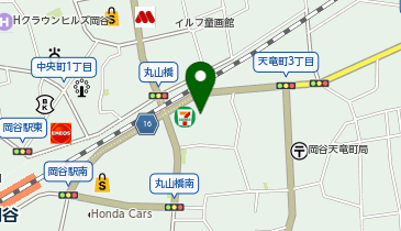 小尾口区公民館の地図画像