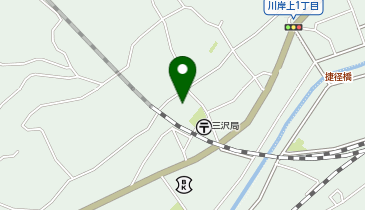 三沢区コミュニティ施設の地図画像