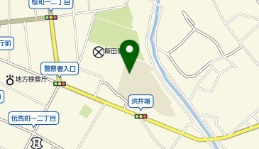 浜井場小学校体育館の地図画像