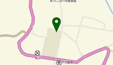 下久堅小学校体育館の地図画像