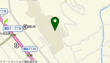 上諏訪小学校の地図画像