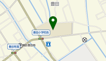 豊田小学校の地図画像
