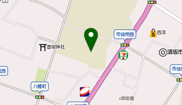 須坂市立森上小学校の地図画像